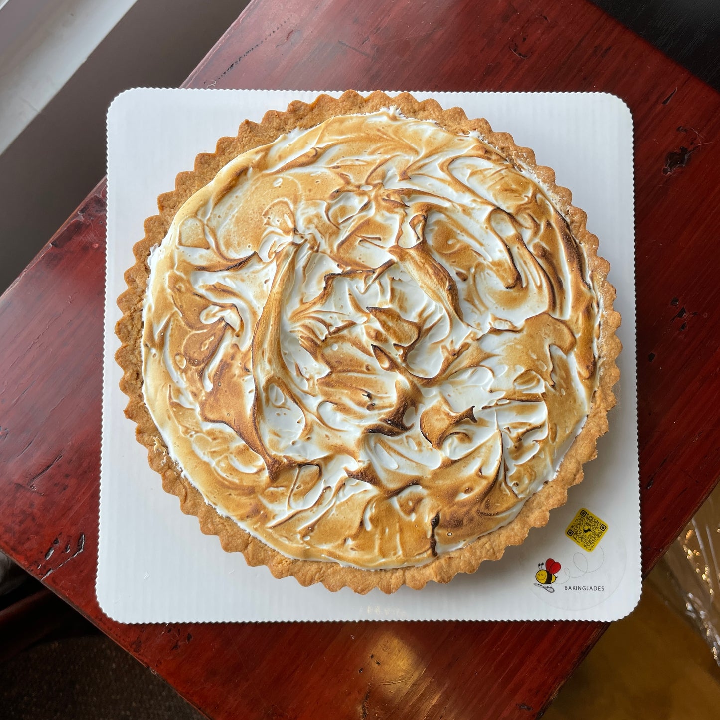 Lemon Tart | Freshly Baked with Zested Lemons