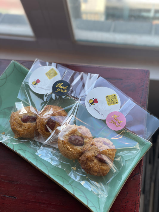 Butter Almond Cookies | Freshly Baked Treats